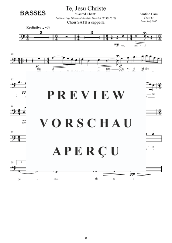 Produktgalerie: Seite 9 von 9 Te, Jesu Christe - Sacred Chant, , Gemischter Chor