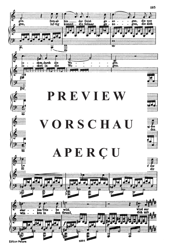 Product gallery: Page 8 of 14 Waldes-Nacht D.708, , High Voice and Piano