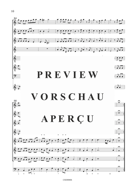 gallery: Sonata à 7 (Partitur und Stimmen), , Gemischtes Ensemble 7 Blockflöten und BC