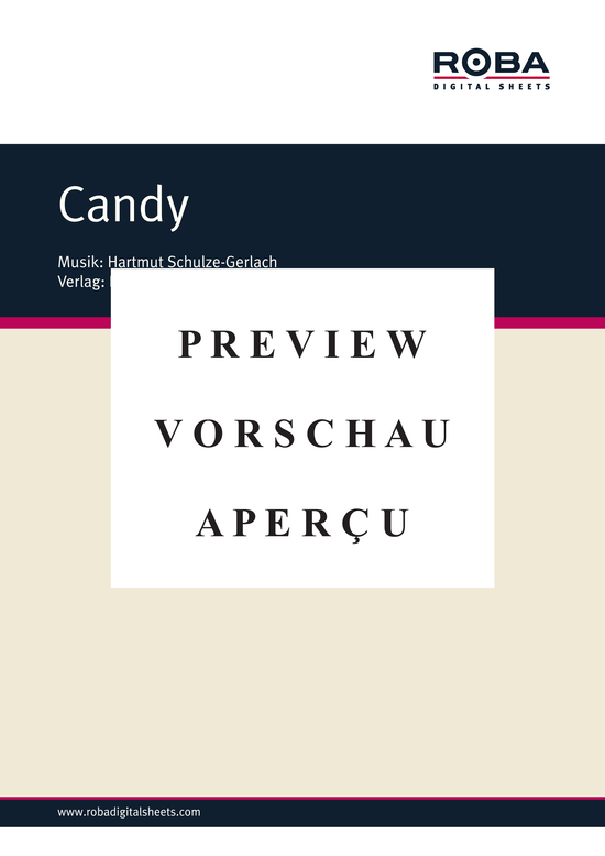 Product gallery: Page 2 of 3 Candy , Moerz, Rainer, (Piano solo with underlaid text)