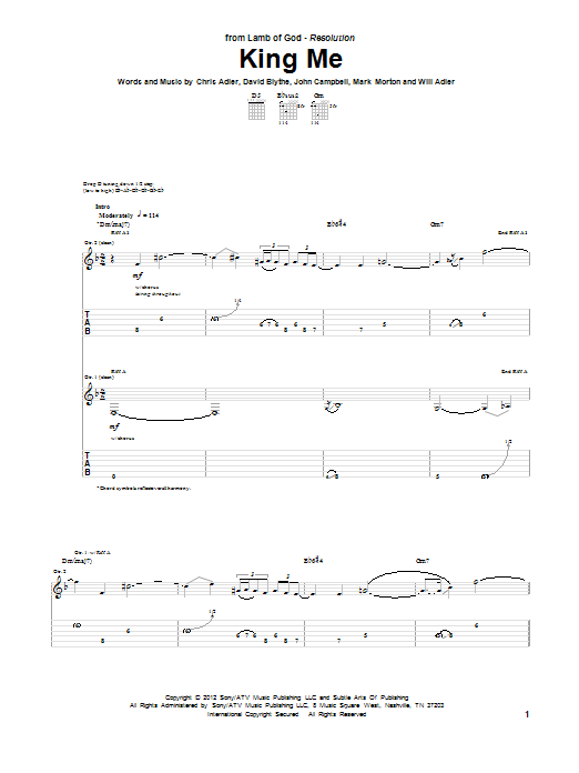 Product gallery: Page 1 of 1 King Me, Lamb Of God