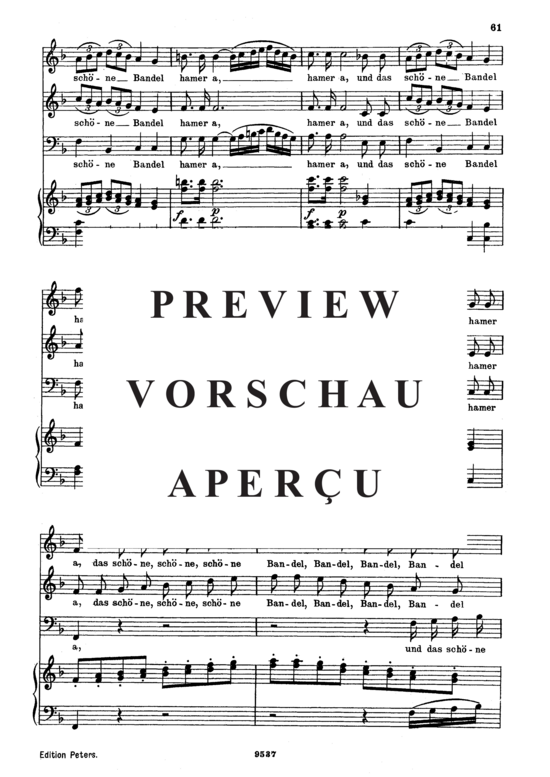 Product gallery: Page 8 of 9 Das Bandel K.441 (Terzett), , Medium Voice and Piano