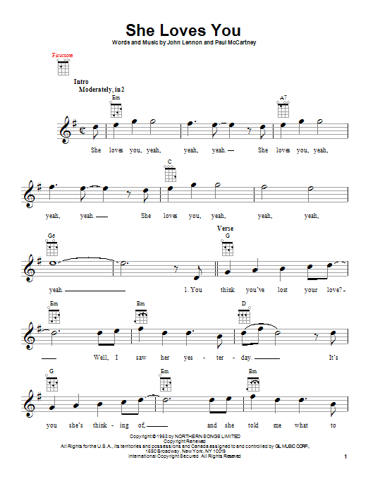 Product gallery: Page 1 of 1 She Loves You, The Beatles