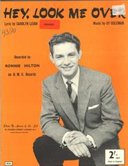 cover: Hey, Look Me Over (from 'Wildcat'), Ronnie Hilton, Gesang, Gitarre, Klavier