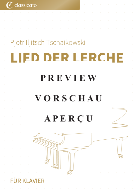 Product gallery: Page 2 of 5 Lied der Lerche - Nr. 22 aus Kinderalbum op. 39 , , Piano Solo