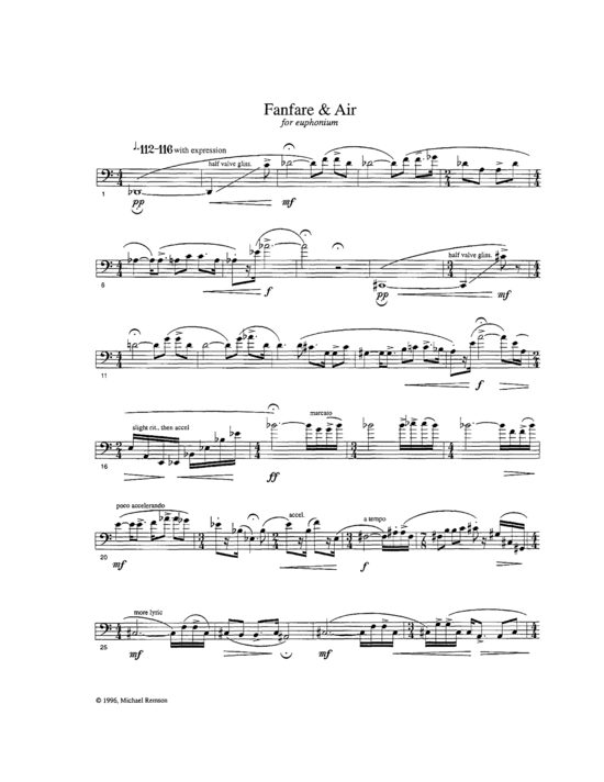 Product picture to: Fanfare and Air Michael Remson