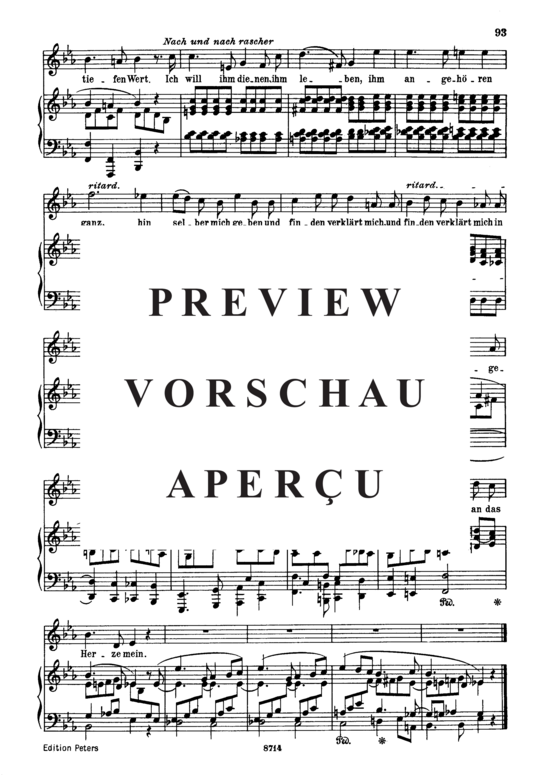Product gallery: Page 3 of 3 Du Ring an meinem Finger, Op.42 No.4, , Medium Voice and Piano