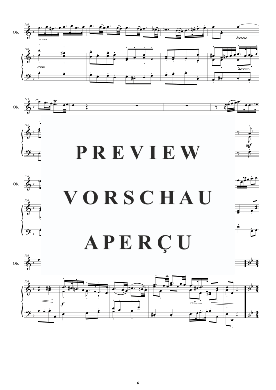 Produktgalerie: Seite 7 von 11 Oboe Concerto No.2 in D-Moll Op.9, , Oboe Solo und Klavier/Cembalo