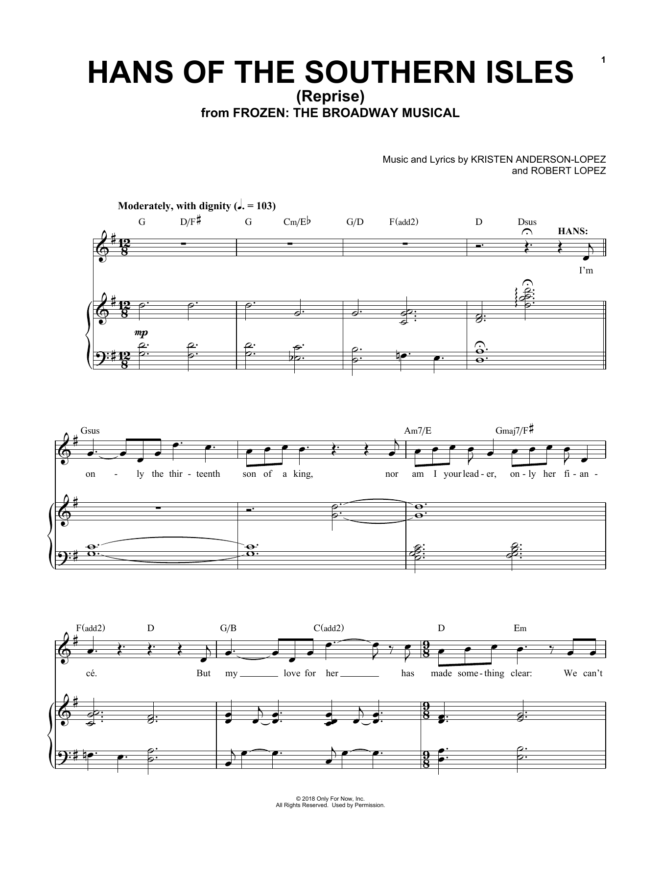 Produktbild zu: Hans Of The Southern Isles (Reprise)