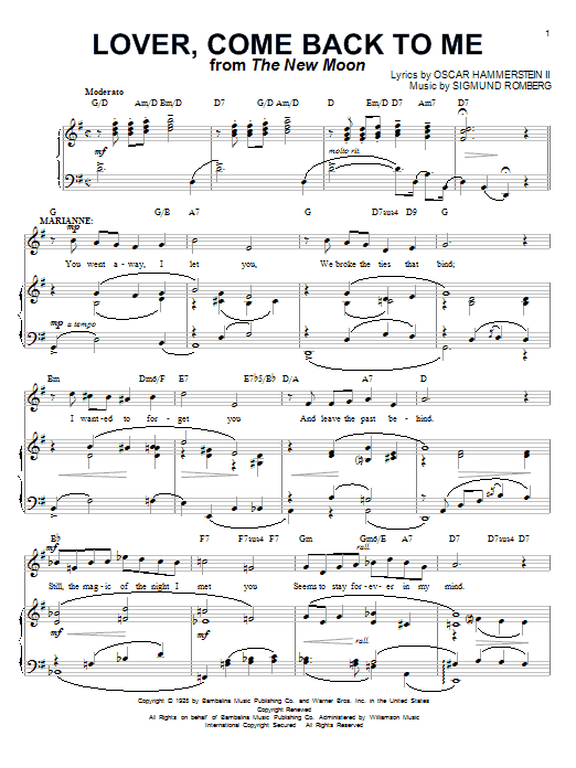 Produktbild zu: Lover, Come Back To Me