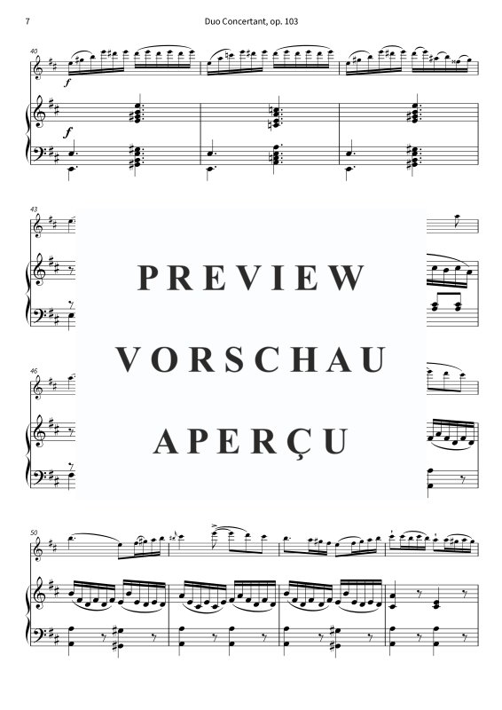 Product gallery: Page 9 of 11 Grand duo concertant - duo for flute and piano, , (flute and piano)