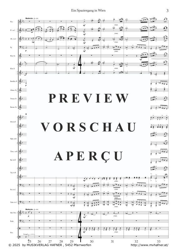 gallery: Ein Spaziergang in Wien, , (large wind orchestra)