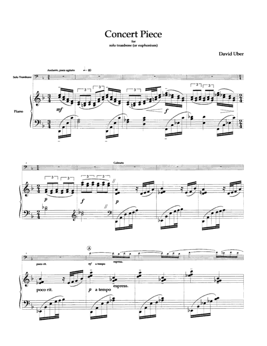 Produktgalerie: Seite 1 von 18 Concert Piece , , (Euphonium/Posaune + Klavier)
