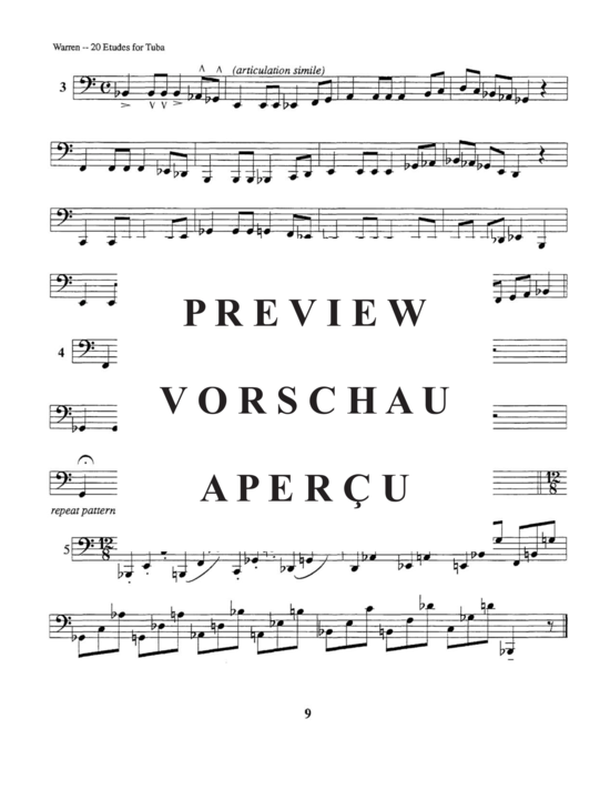 Product gallery: Page 17 of 21 Twenty Etudes and Four Duets , , (Tuba Solo)