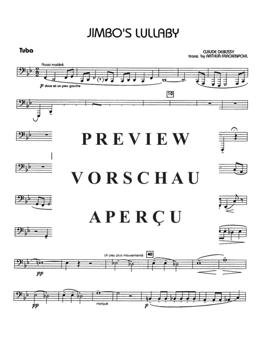 gallery: Two Pieces from Children´s Corner , , (Tuba + Klavier)