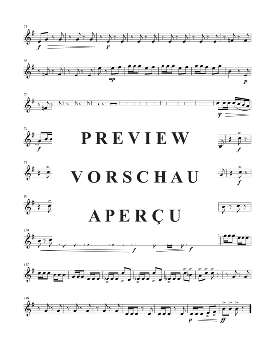 Produktgalerie: Seite 10 von 16 Comedians Gallop, , (2xTrompete in B, Horn in F, Posaune)