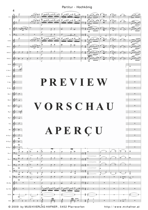 Product gallery: Page 9 of 11 Hochkönig, , (large wind orchestra)