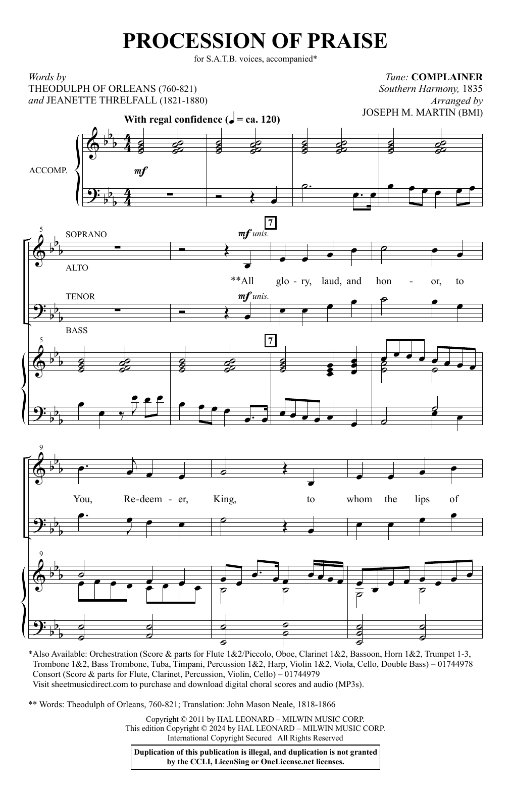 Produktbild zu: Procession Of Praise