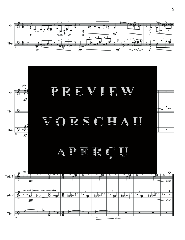 Produktgalerie: Seite 9 von 11 Passacaglia, , (Blechbläser Quintett)