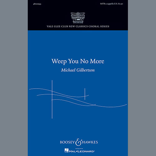 cover: Weep You No More, Michael Gilbertson