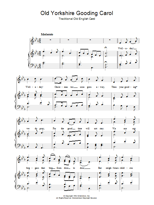 Product gallery: Page 1 of 1 Old Yorkshire Gooding Carol, Christmas Carol