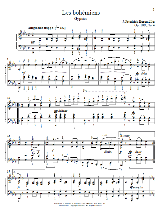 Product gallery: Page 1 of 1 The Gypsies, Johann Friedrich Burgmuller