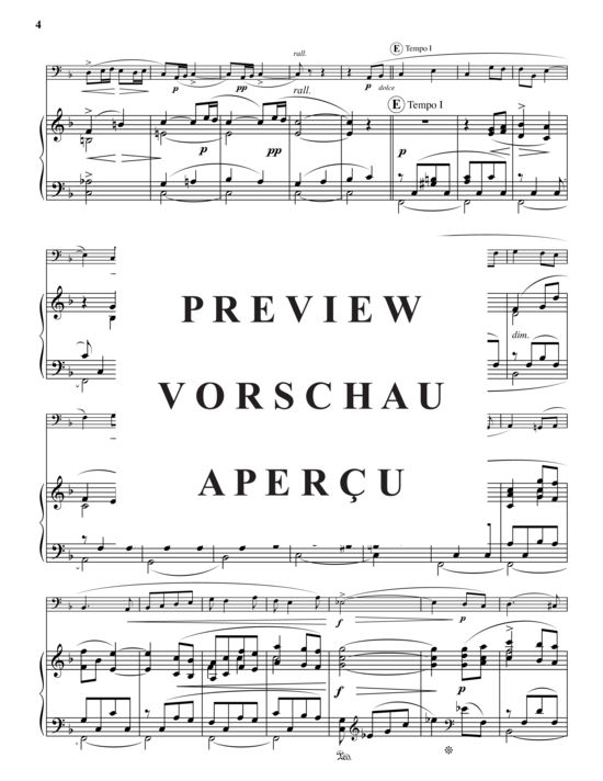 Product gallery: Page 5 of 21 Three Pieces , , (tuba + piano)