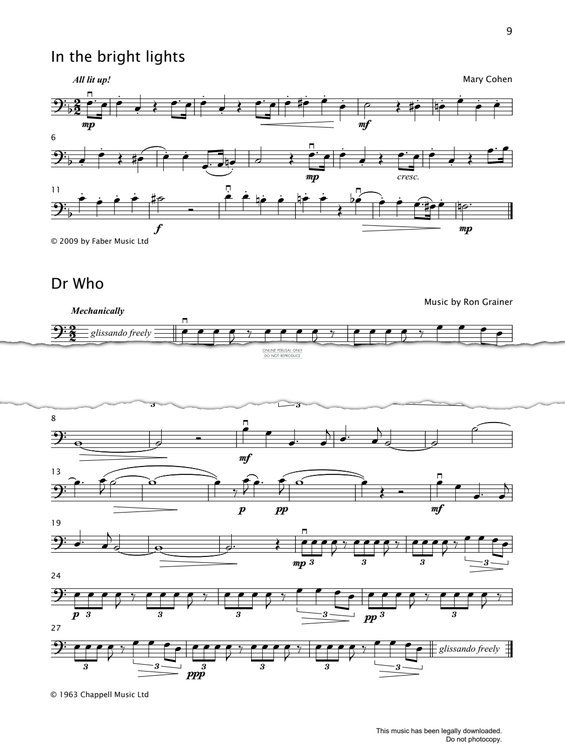 Produktgalerie: Seite 1 von 1 Doctor Who, Ron Grainer, Violoncello