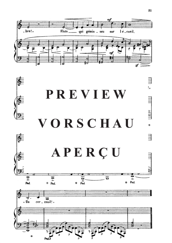Product gallery: Page 6 of 6 L'absent Op.5 No.3, , Medium Voice and Piano