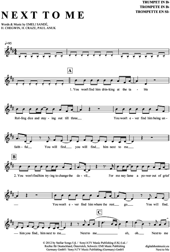 Produktbild zu: Next to me Emeli Sande