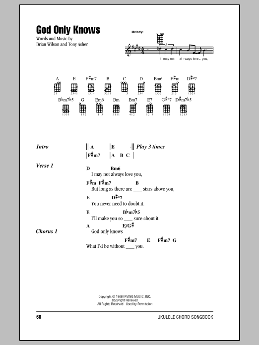 Product gallery: Page 1 of 1 God Only Knows, The Beach Boys