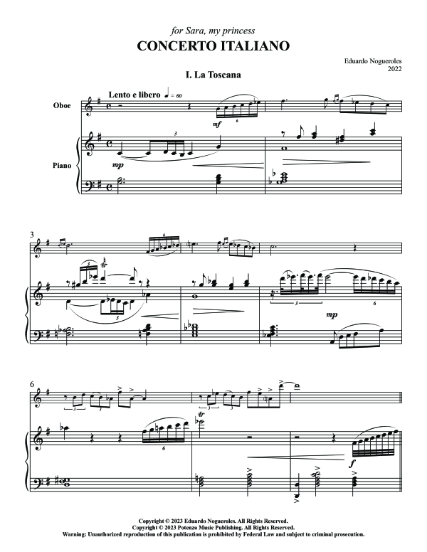 Produktgalerie: Seite 1 von 11 Concerto Italiano, , (Oboe und Klavier)