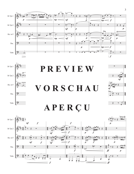 Produktgalerie: Seite 6 von 21 Brass Miniatures , , (Blechbläserquintett)