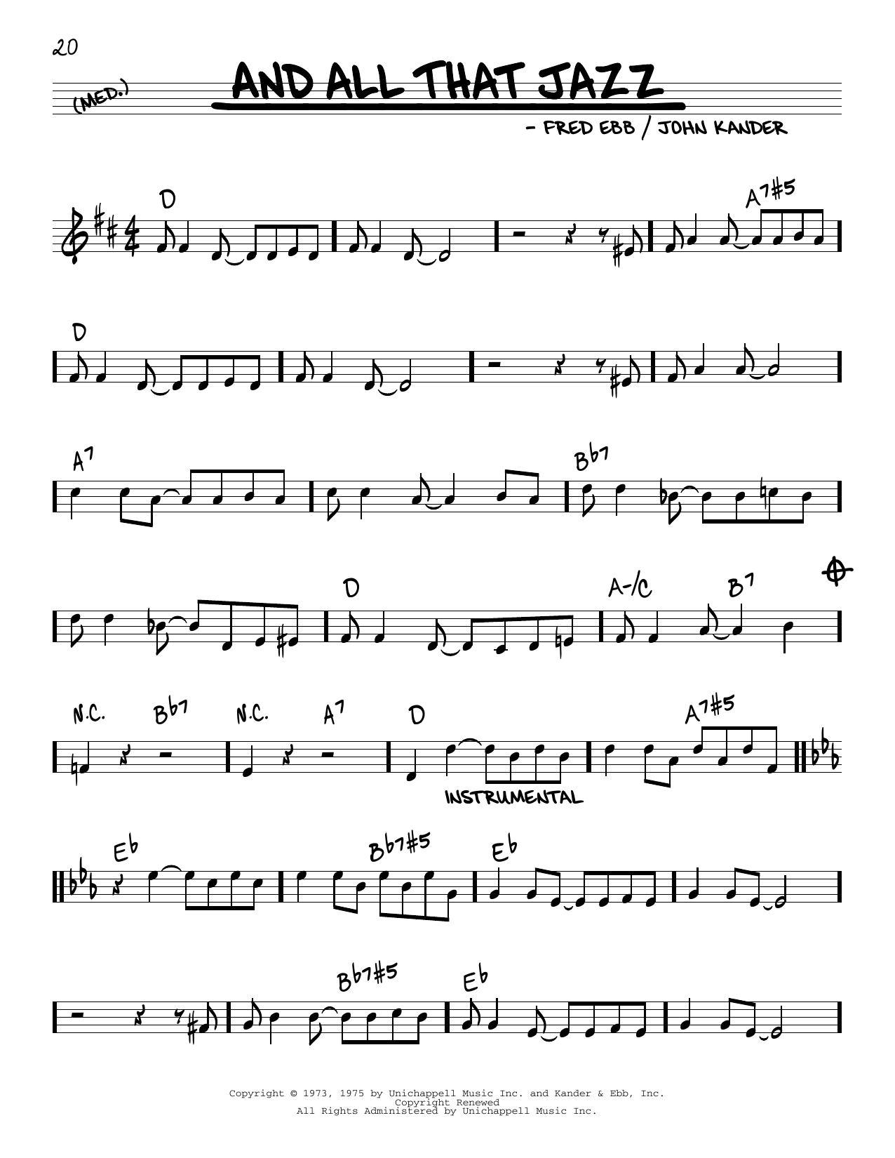 Produktbild zu: And All That Jazz