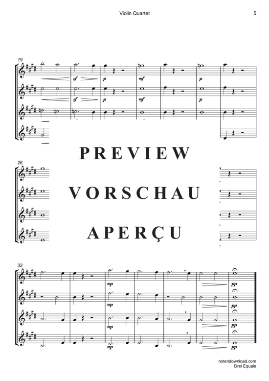 gallery: Drei Equale , , (Violinen Quartett)