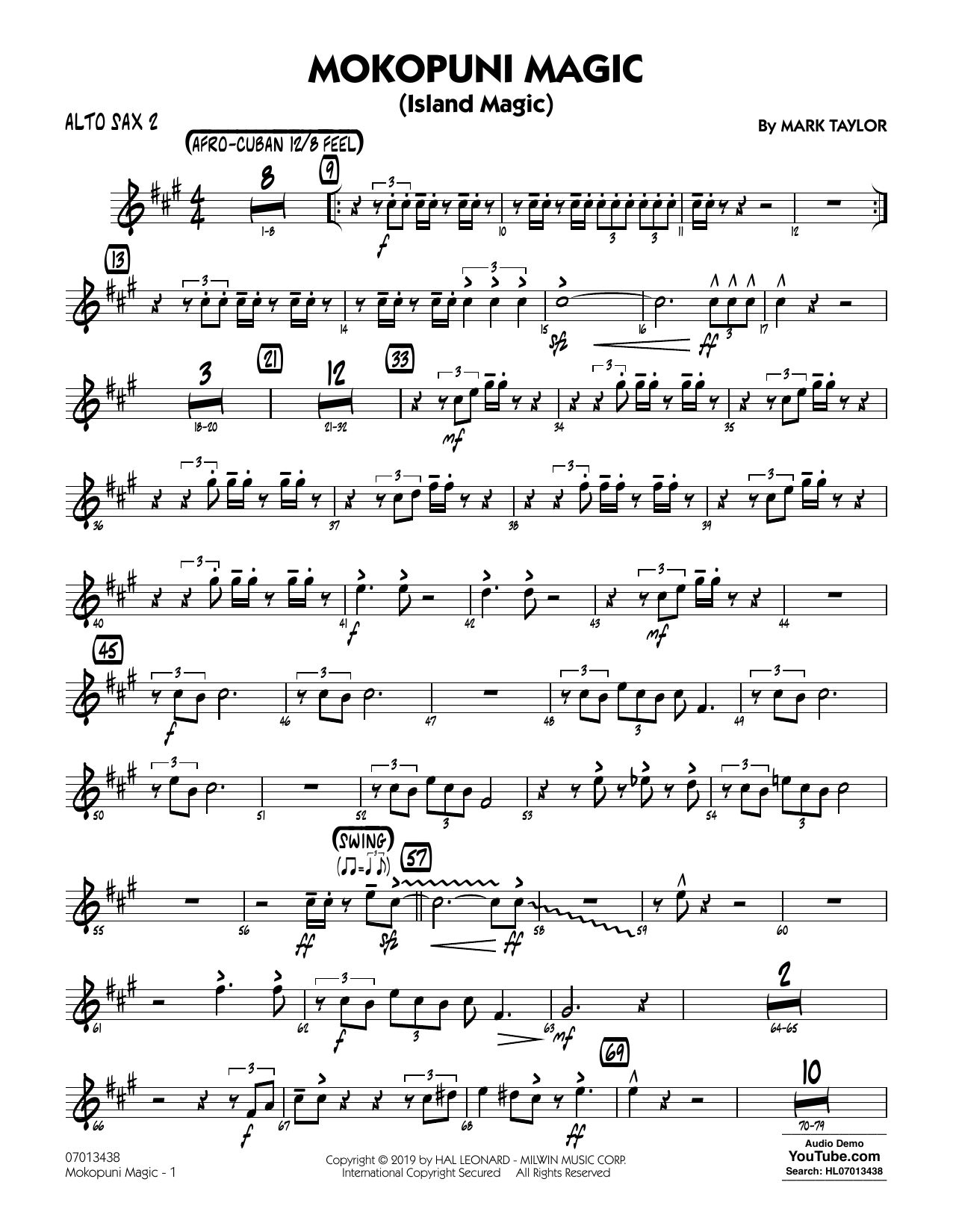 Produktgalerie: Seite 1 von 1 Mokopuni Magic (Island Magic) - Alto Sax 2, Mark Taylor