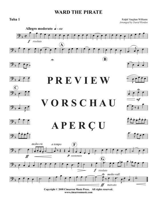 Product gallery: Page 8 of 9 Ward the Pirate , , (Tuba Quartet: 2x Baritone, 2xTuba)