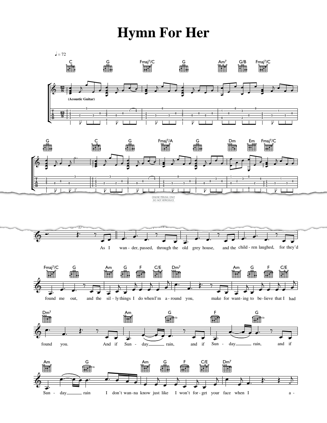 Produktgalerie: Seite 1 von 1 Hymn For Her, Magic Numbers, Gesang, Gitarre