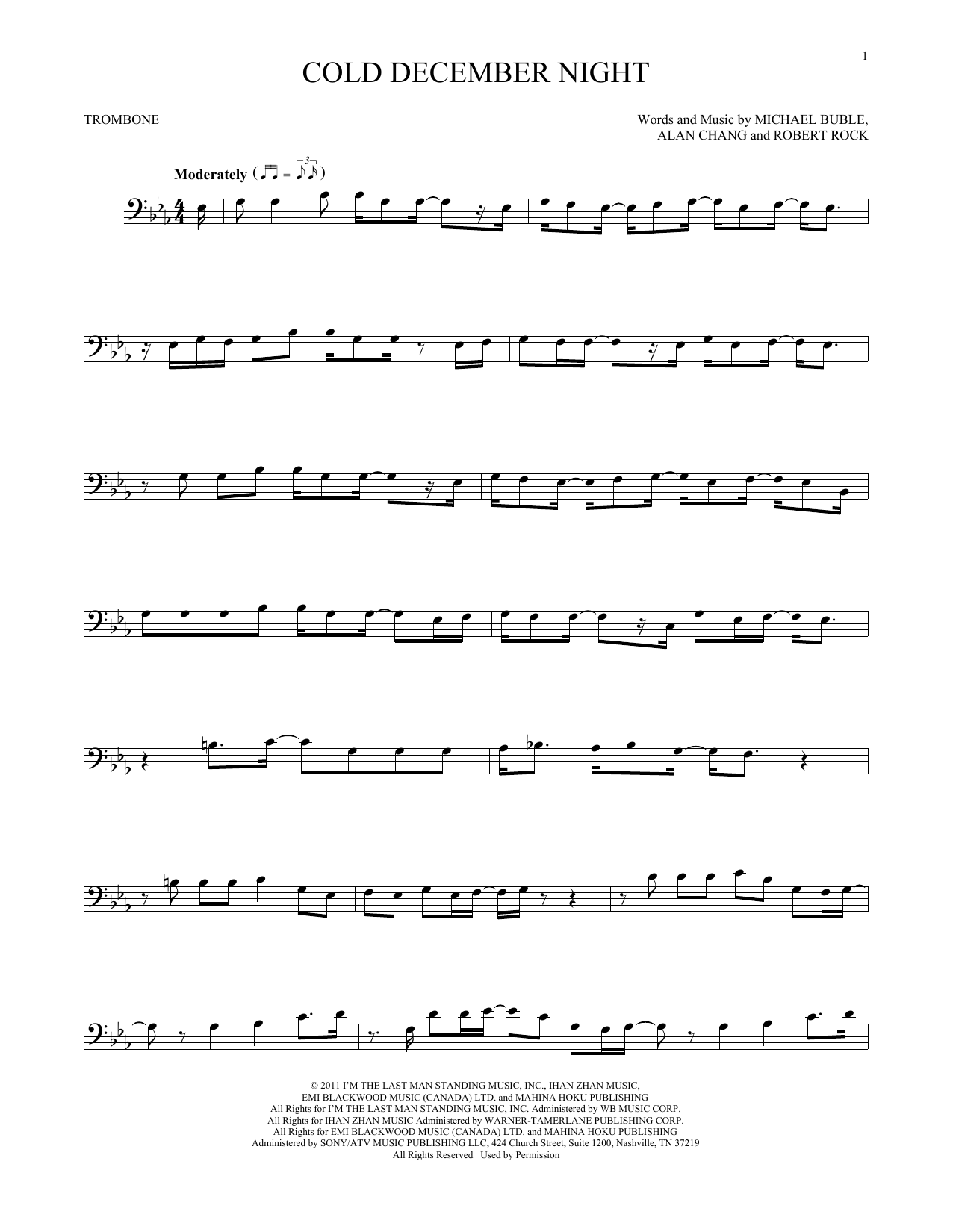 Product gallery: Page 1 of 1 Cold December Night, Michael Buble