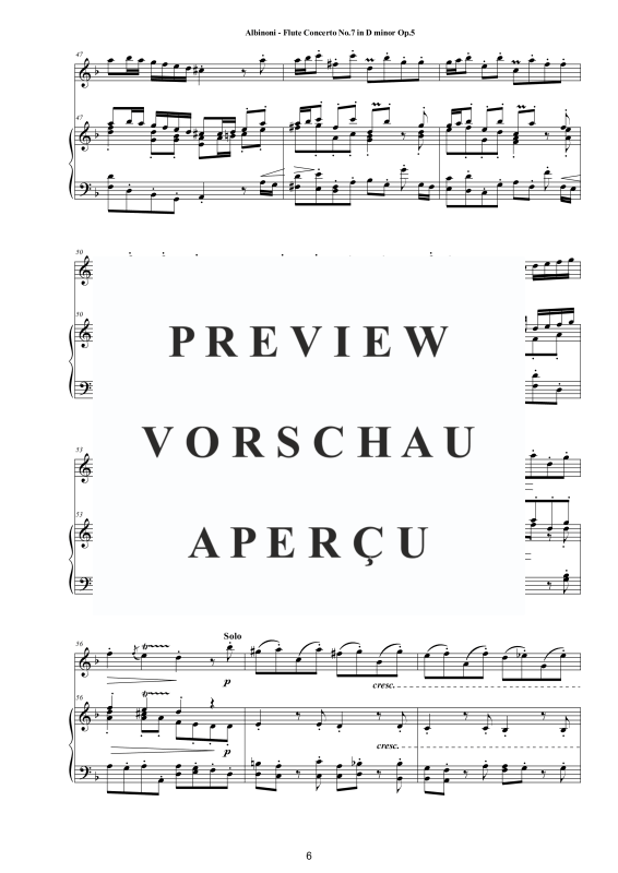 Product gallery: Page 7 of 11 Flute Concerto No.7 in D-Moll Op.5, , Flute and Piano/Harpsichord