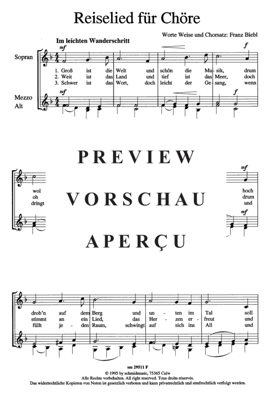 gallery: Reiselied für Chöre , , (Frauenchor SMA)