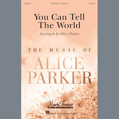 cover: You Can Tell The World, Alice Parker, Chor