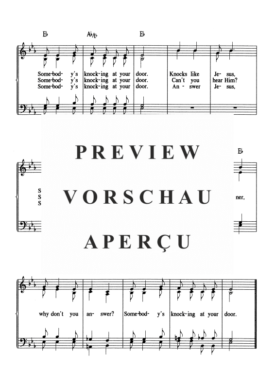 gallery: Somebody´s Knocking, , Gemischter Chor