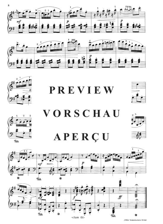 Product gallery: Page 11 of 12 Indian Fanfares, 3 Sätze , , Piano Solo