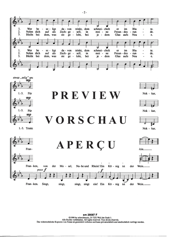 gallery: Für die Weine lasst uns danken , , (Frauenchor)
