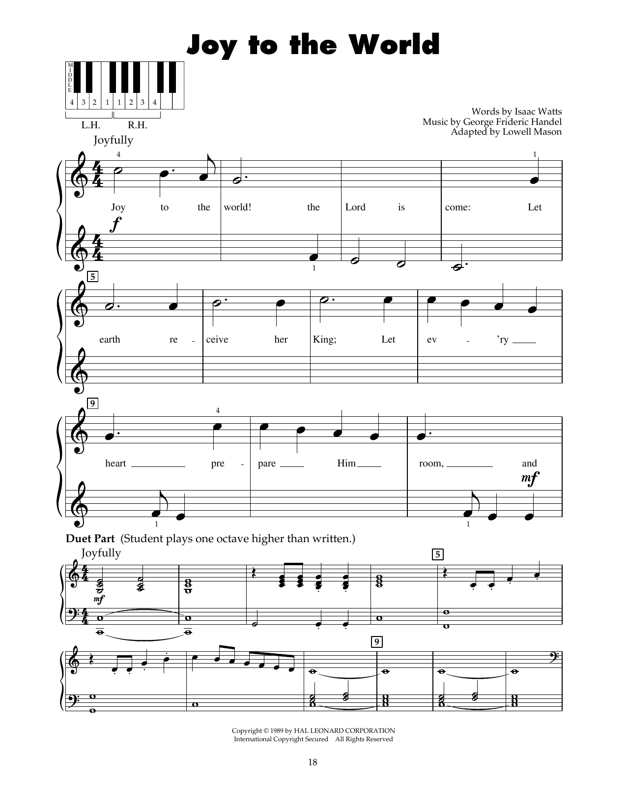 Produktbild zu: Joy To The World