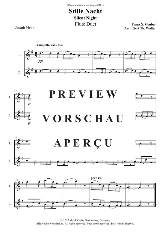 Produktbild zu: Stille Nacht Franz Gruber