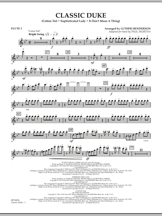 Product picture to: Classic Duke - Flute 2