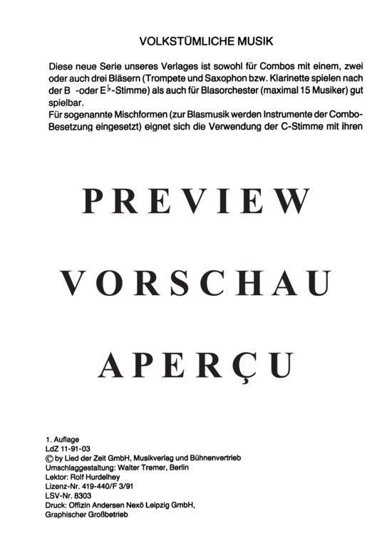 gallery: Brandenburger Lieder , , (Combo)