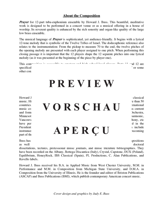 Product gallery: Page 3 of 21 Prayer , , (12-part tuba-euphonium choir)